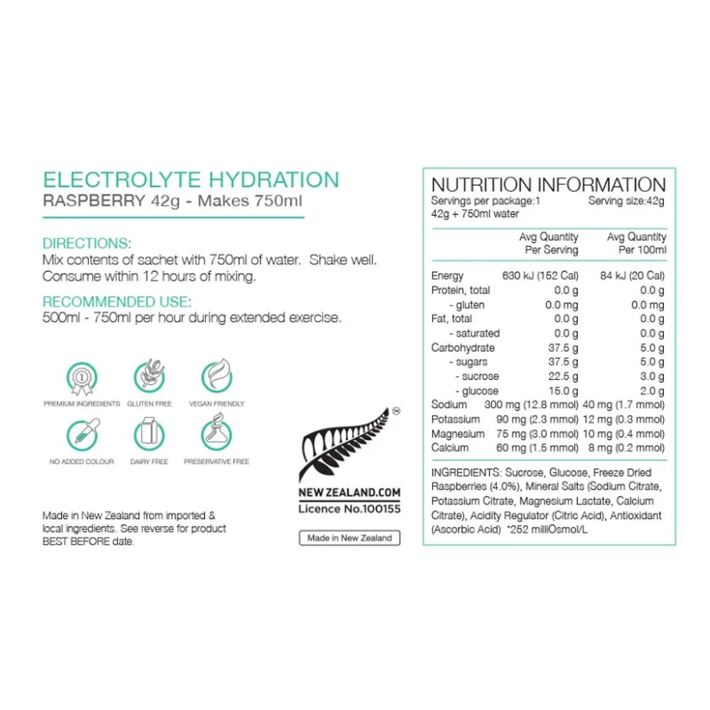 Pure Nutrition Electrolye Hydration 42g Sachet - Image 3